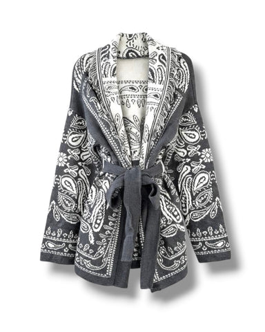 Cardigan Paisley Long