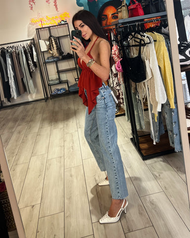 Jeans Straight Light Denim