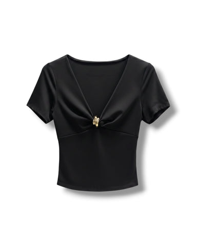 T-shirt Gold Detail