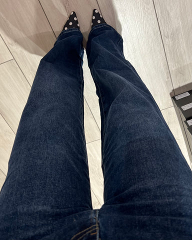 Jeans Straight Mid Blue