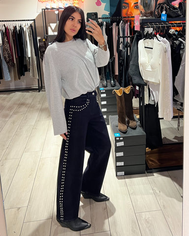 Jeans Balloon Studded