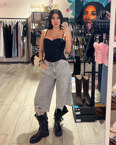 Jorts Light Grey