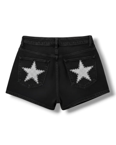 Shorts Shine Stars Black