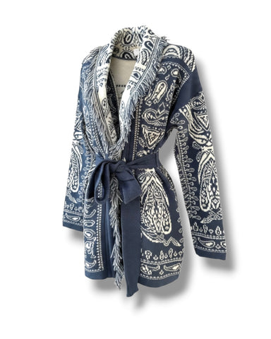 Cardigan Paisley Long