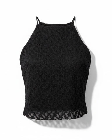 Top Halter Macramè
