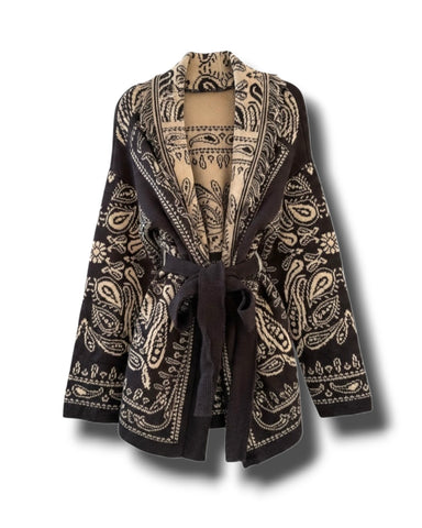 Cardigan Paisley Long