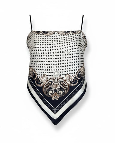 Top Foulard Paisley