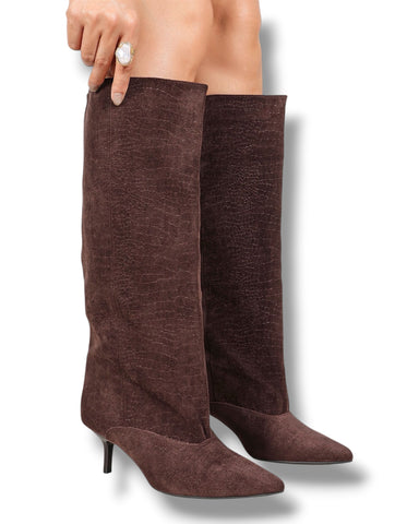 Stivali Suede Tortuga Brown