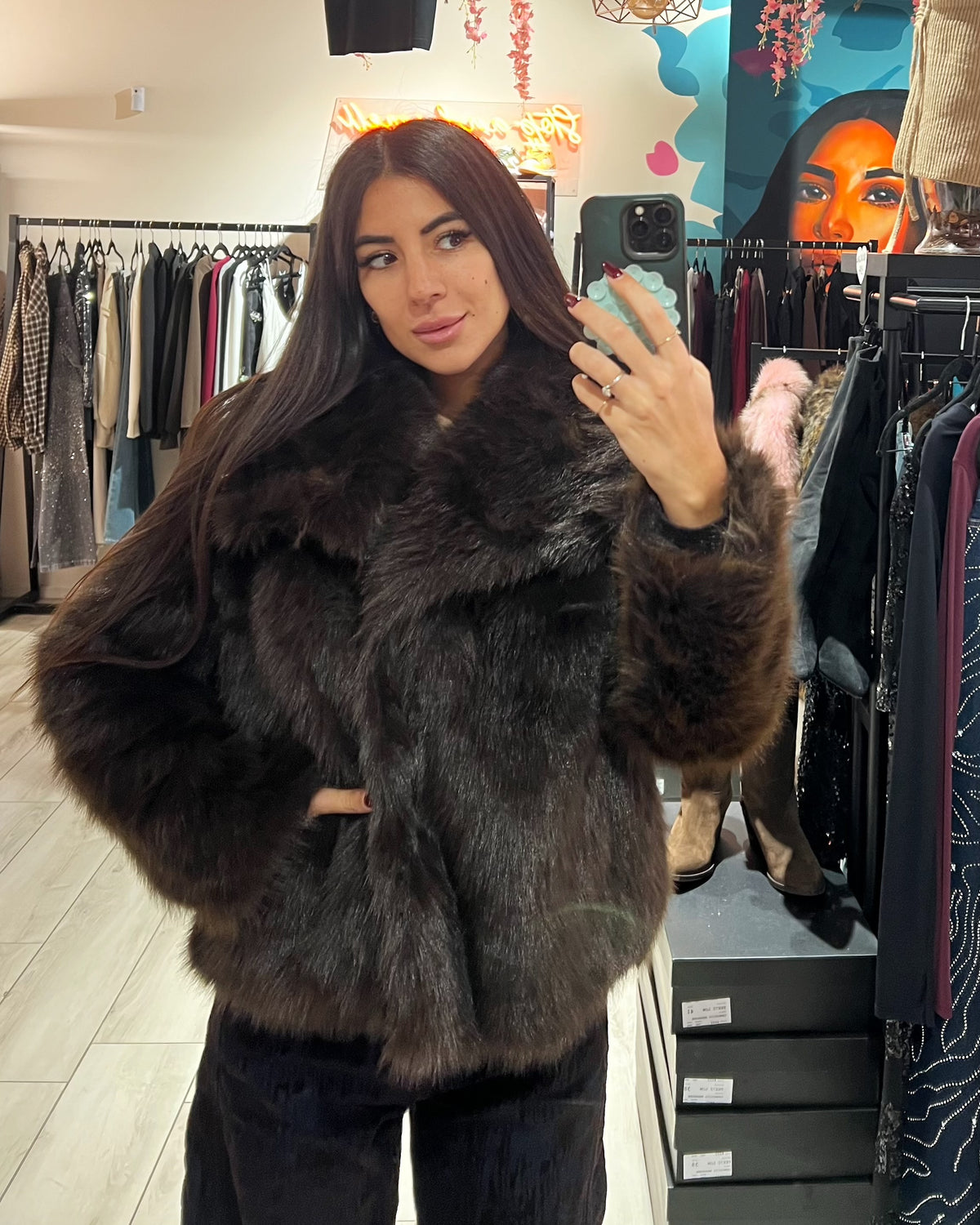 Pelliccia Slim Doppiopetto