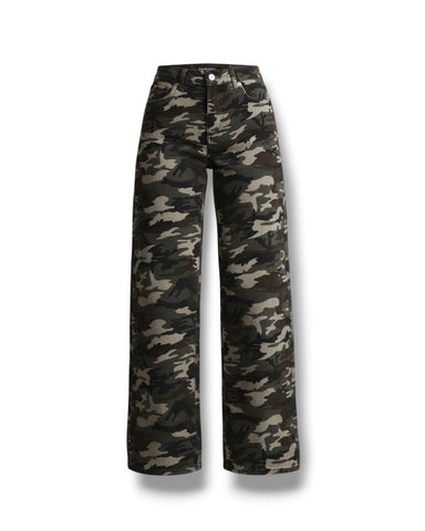 Jeans Wide Camo