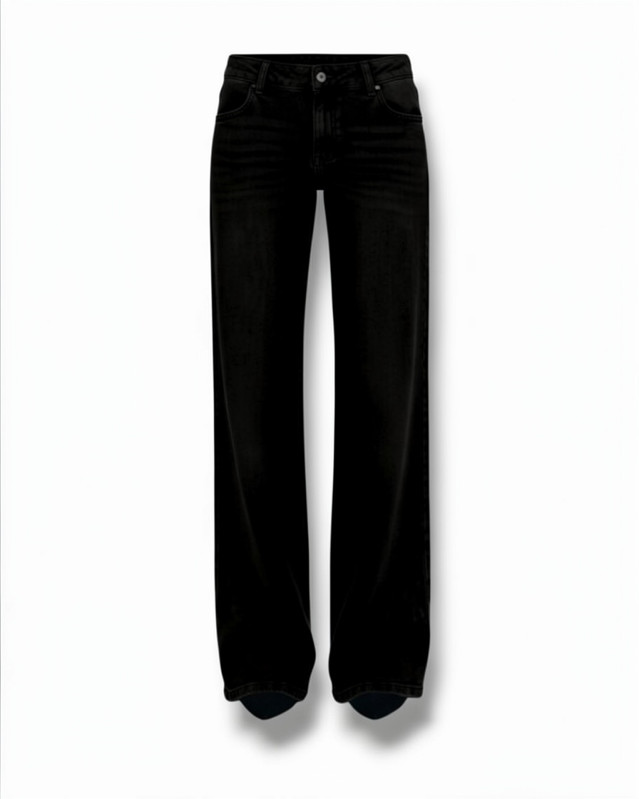 Jeans Low Waist Black