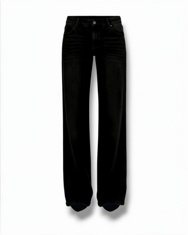 Jeans Low Waist Black