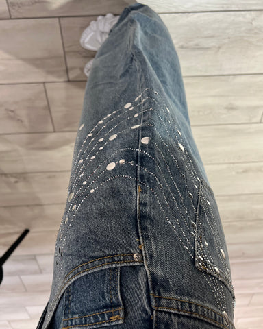 Jeans Borchie di Luce