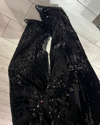 Panta Tuta Velvet Paillettes