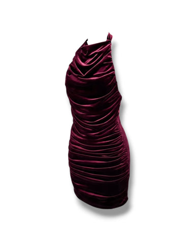 Dress Extra Drap Velvet