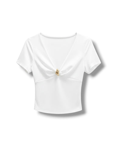 T-shirt Gold Detail