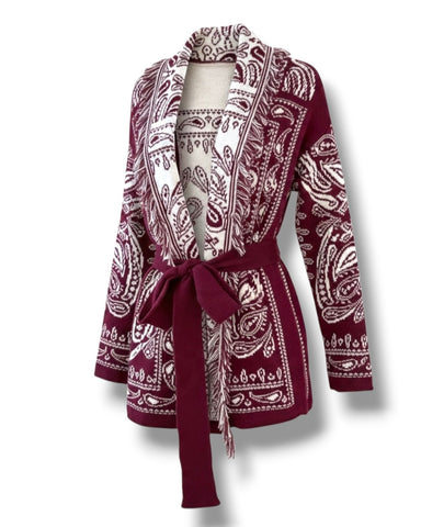 Cardigan Paisley Long