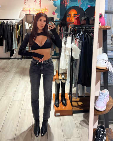 Jeans Straight Black