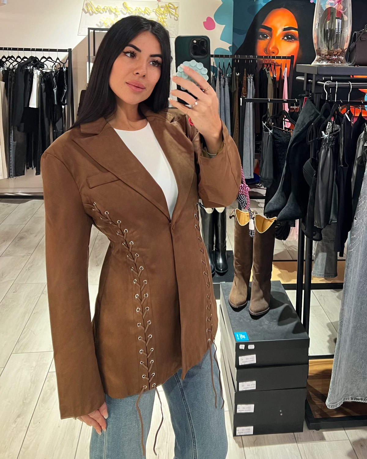 Blazer Avvitato Corsetto