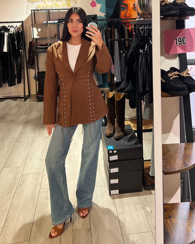 Blazer Avvitato Corsetto