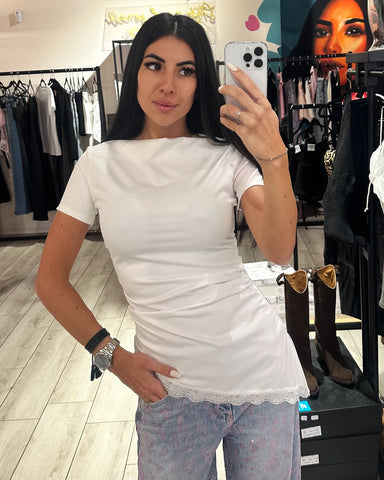 T-shirt Stretch Fondo Pizzo