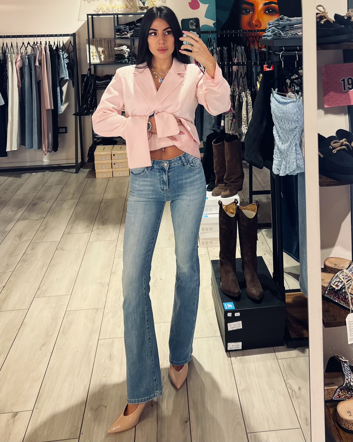 Jeans Zampa Light Blue