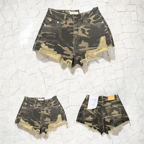 Shorts Denim Camo