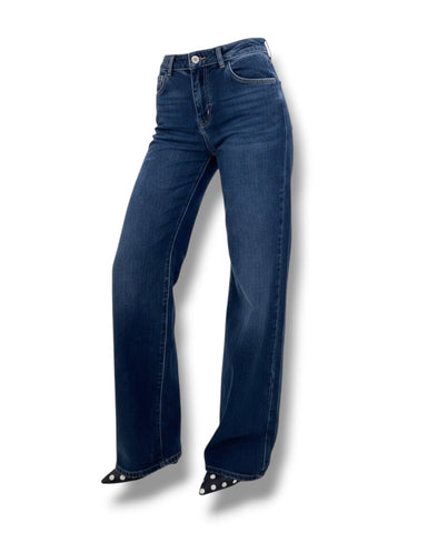 Jeans Straight Deep Blue