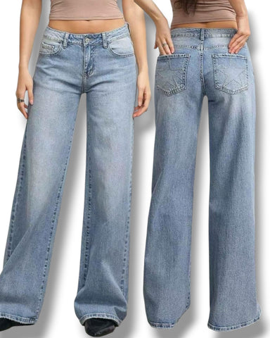 Jeans Low Waist Stars