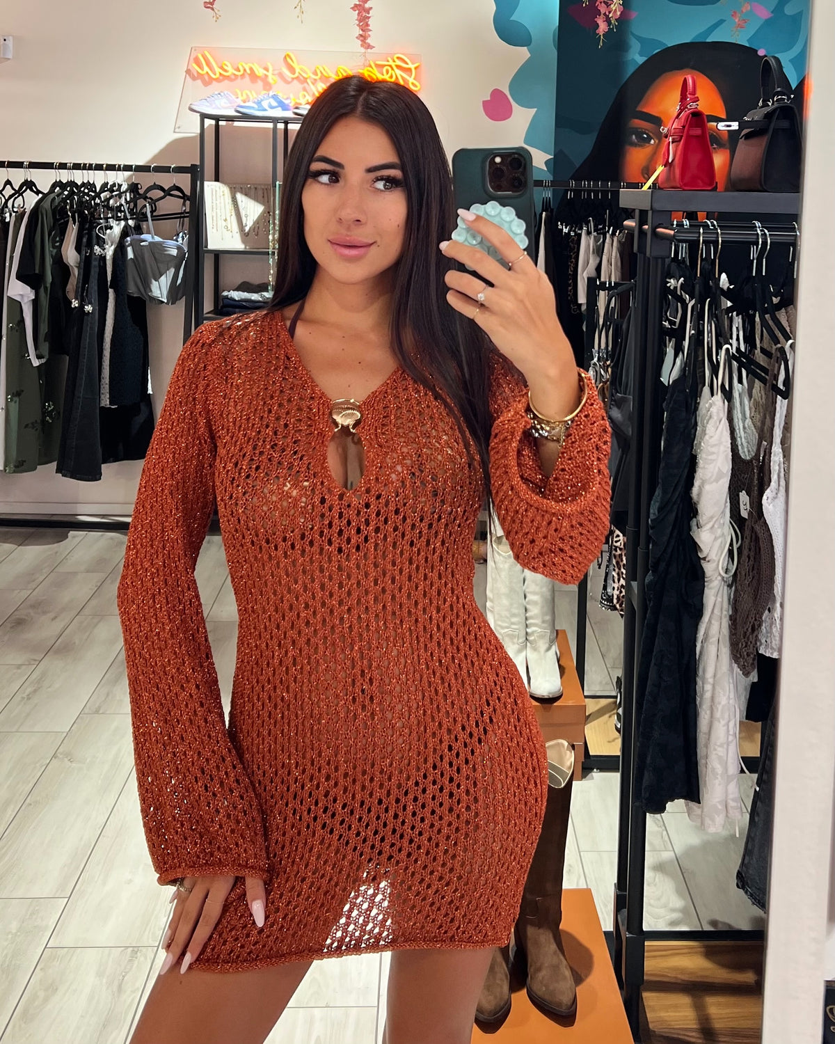 Dress Lurex Shell