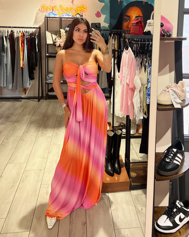 Dress Long Sunset