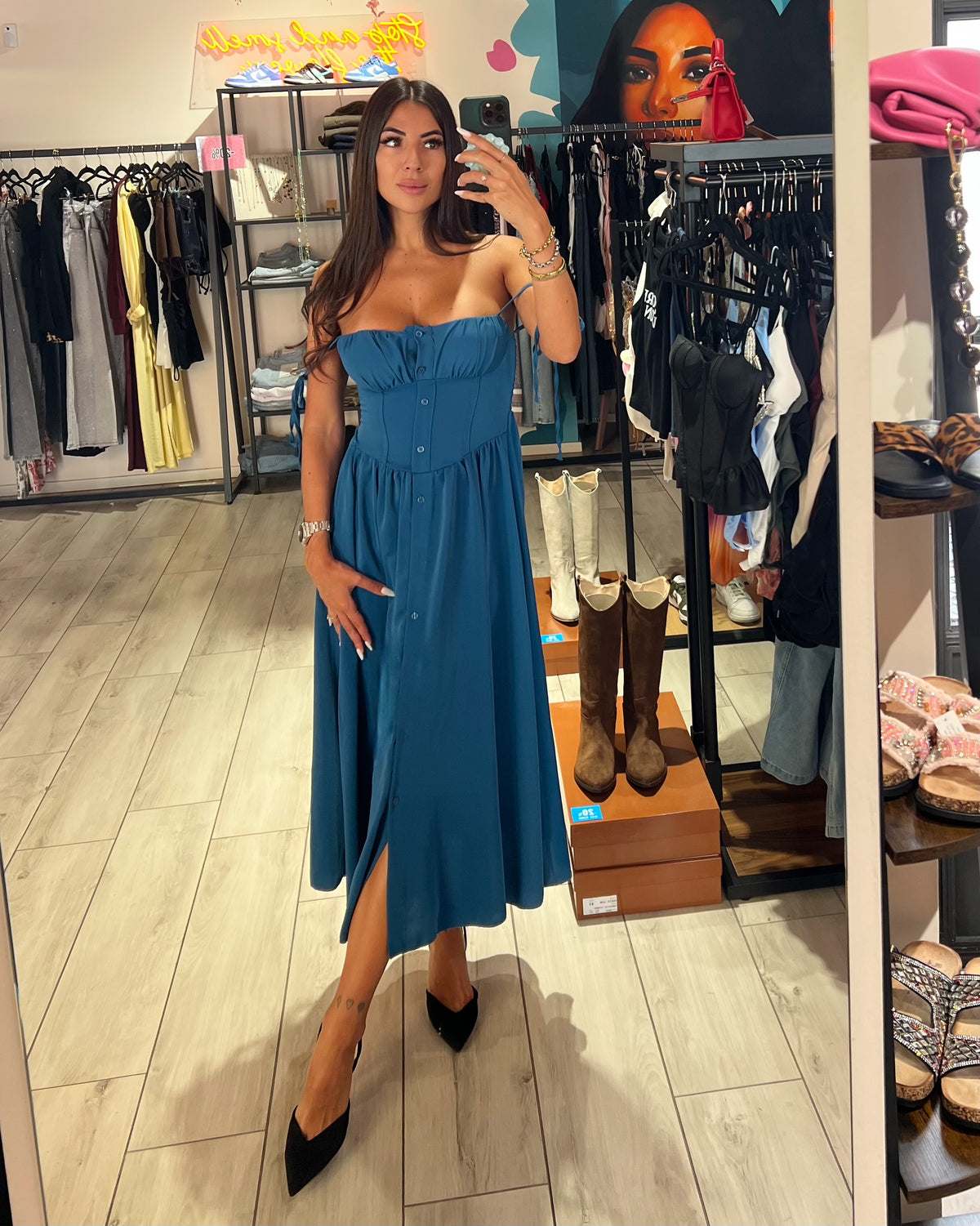Dress Midi Corsetto