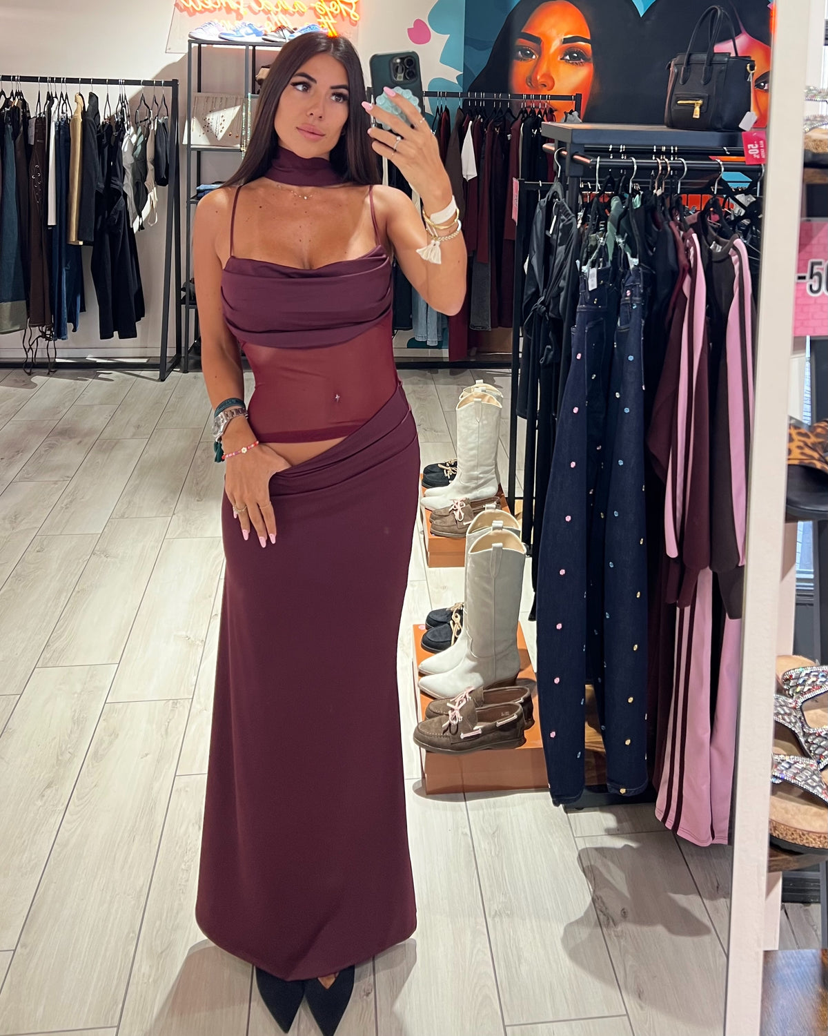 Dress Long Combo Tulle
