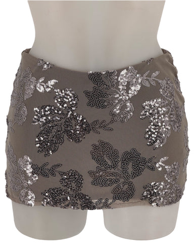 Minigonna Flowers Paillettes