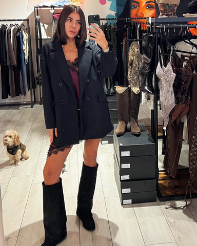 Cappotto Midi Over Doppiopetto