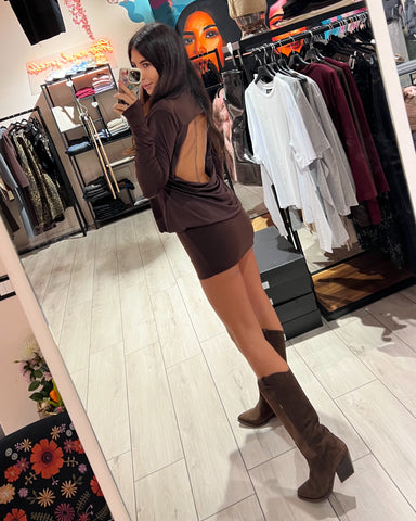 Dress No Back Sciallato