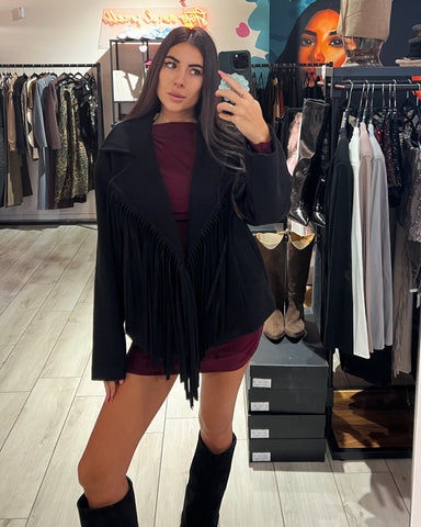 Cappotto Frange