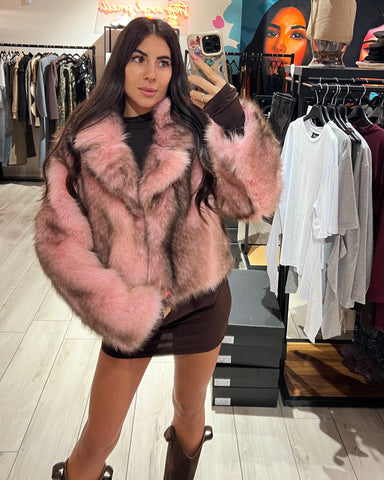 Pelliccia Pink Sfumata