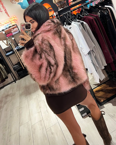 Pelliccia Pink Sfumata