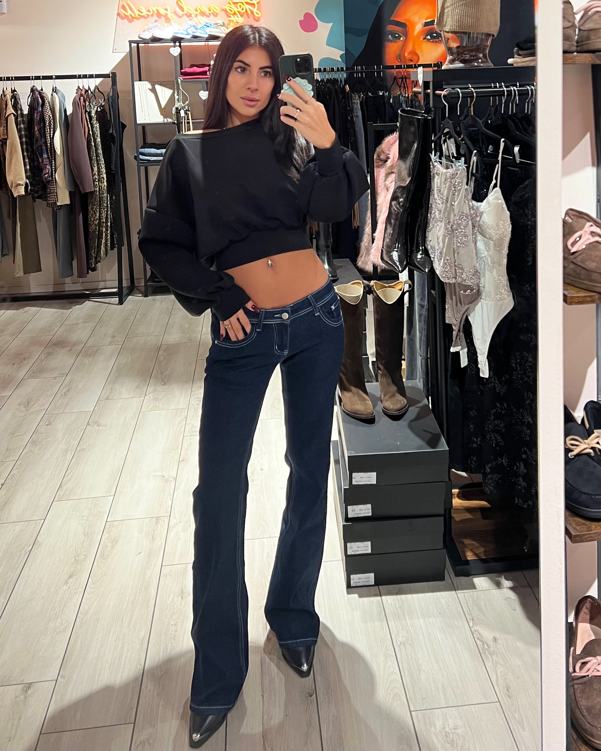 Jeans Bootcut Low Waist I