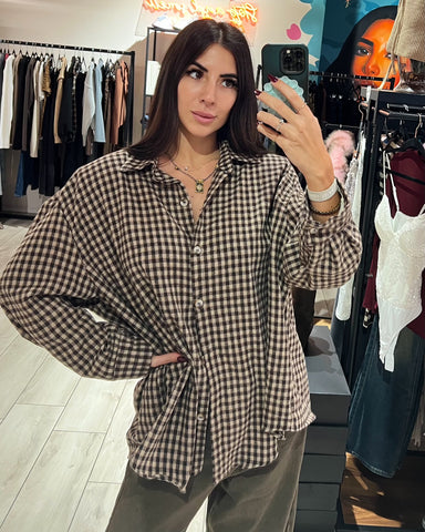 Camicia Quadri Spallata