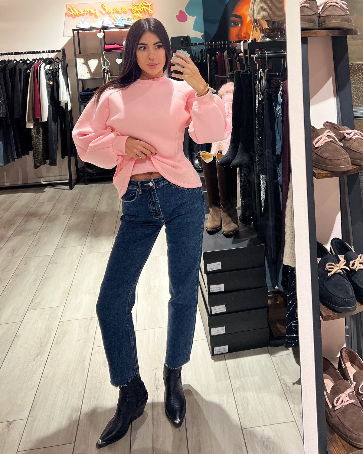 Jeans Straight Deep Blue