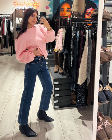 Jeans Straight Deep Blue