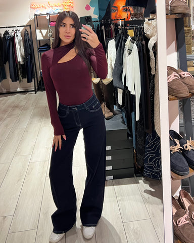 Jeans Wide Lavaggio 0