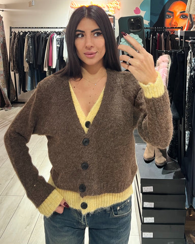 Cardigan Combinato
