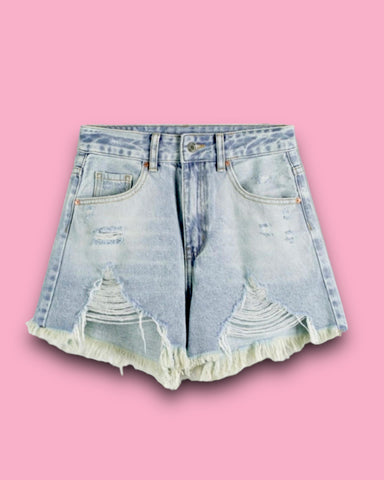 Shorts Denim Ripped Up