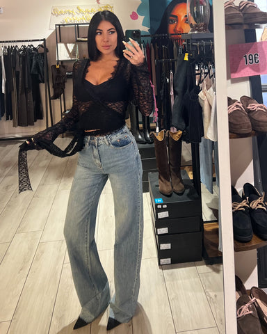 Jeans Straight Super Long