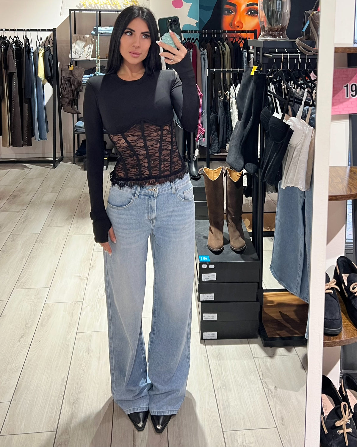 Jeans Palazzo Light Blue