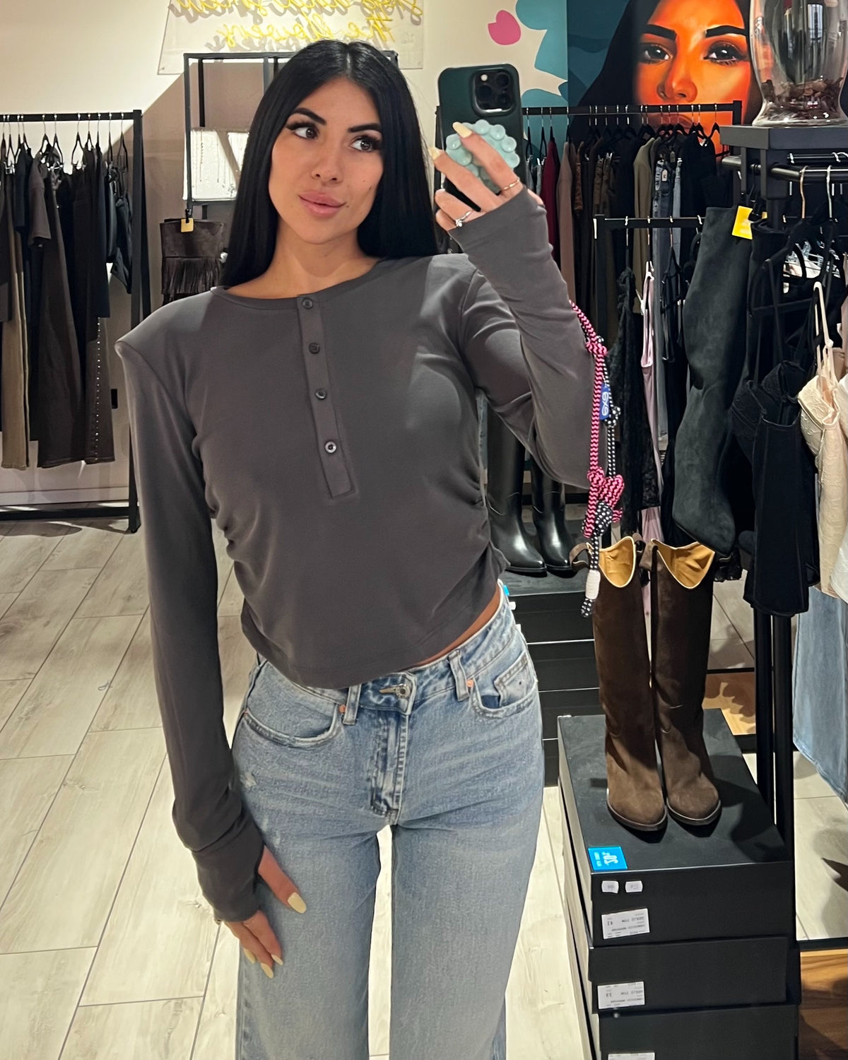 Maglia Spallata Drap