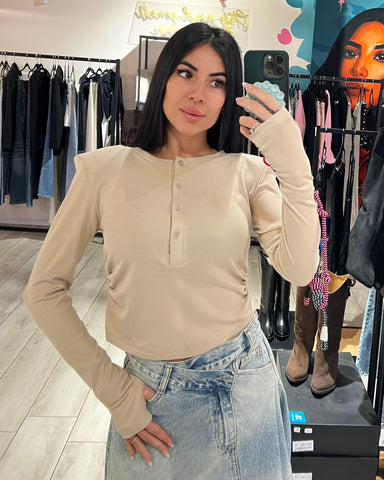 Maglia Spallata Drap